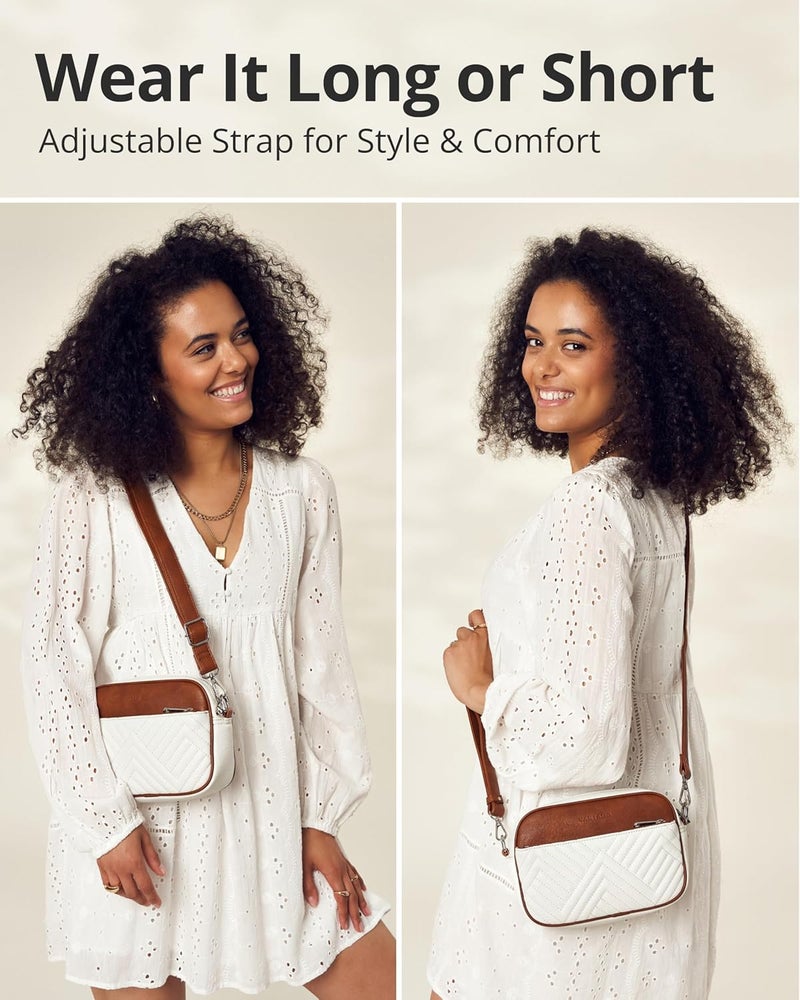 Vantamo Crossbody Bags For Women with Anti-Pickpocket Clip, Premium Purses for Women, Adjustable Strap Handbags & Gift Box - Image 4